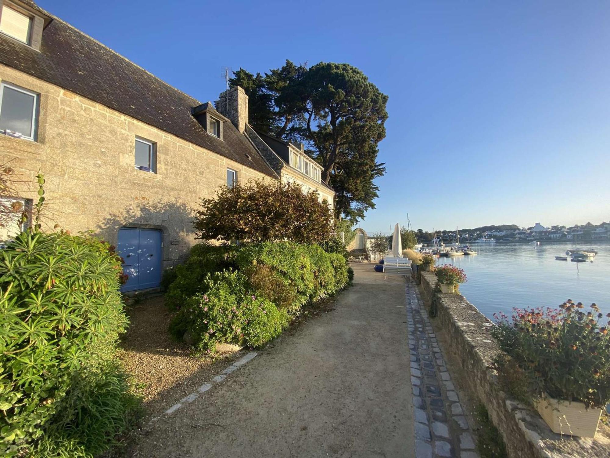 شقة Combrit Sainte-Marine: T2 Duplex Renove Avec Jardin Prive Et Vue Sur Port - Fr-1-481-91 المظهر الخارجي الصورة